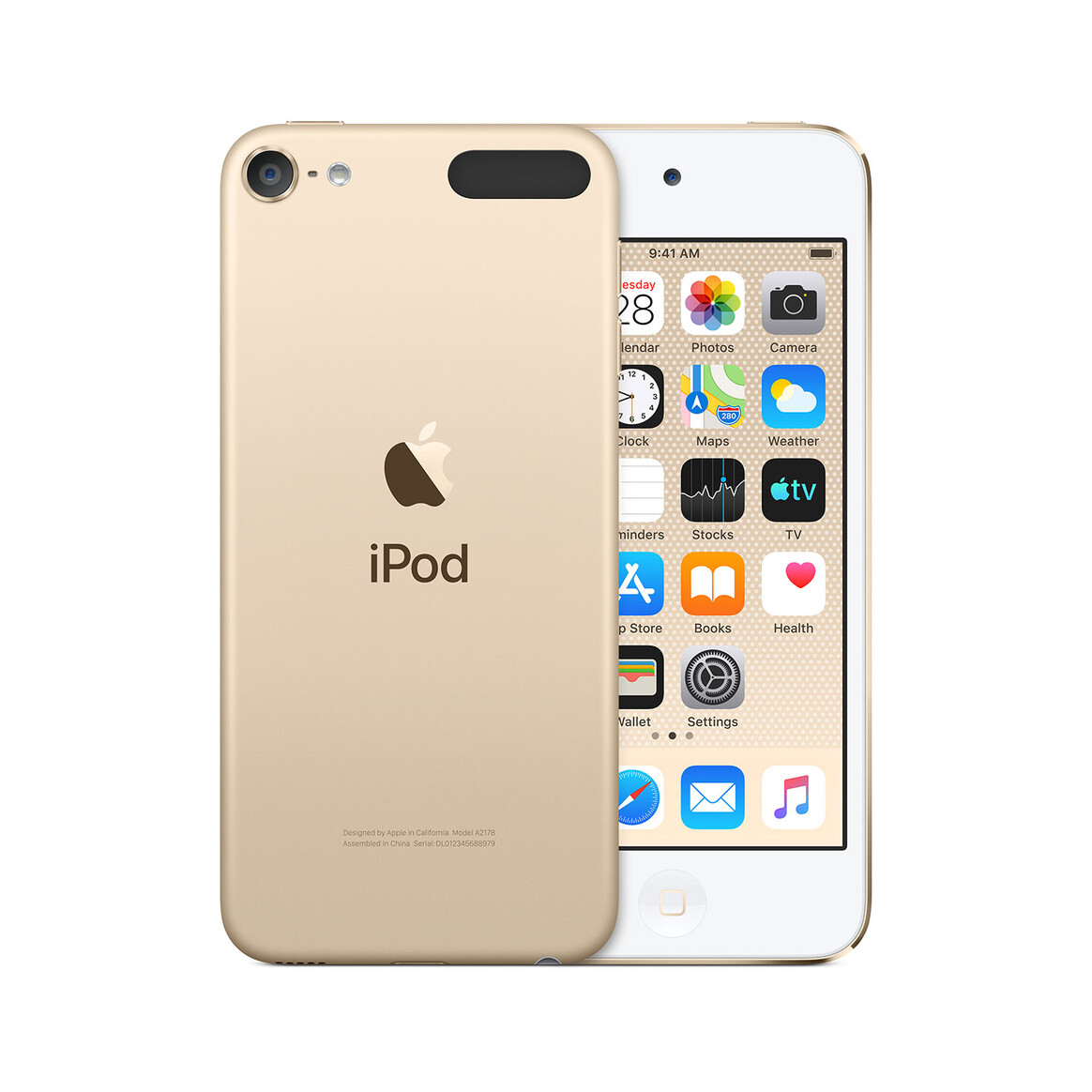 <h1>iPod touch, 32GB, gold</h1>