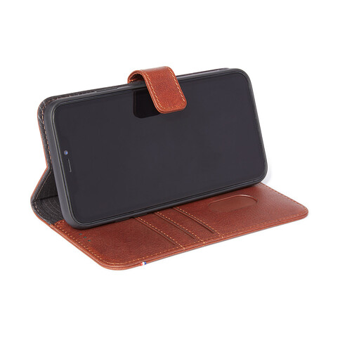 Decoded Leder 2-in-1 Wallet Case und Backcover für iPhone 11 Pro Max, braun &gt;