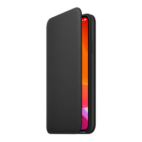 Apple iPhone 11 Pro Max Leder Folio, schwarz