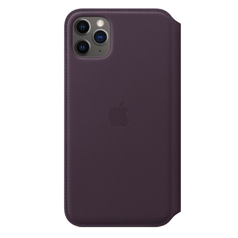 Apple iPhone 11 Pro Leder Folio, aubergine