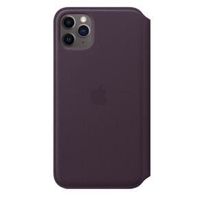 Apple iPhone 11 Pro Leder Folio, aubergine