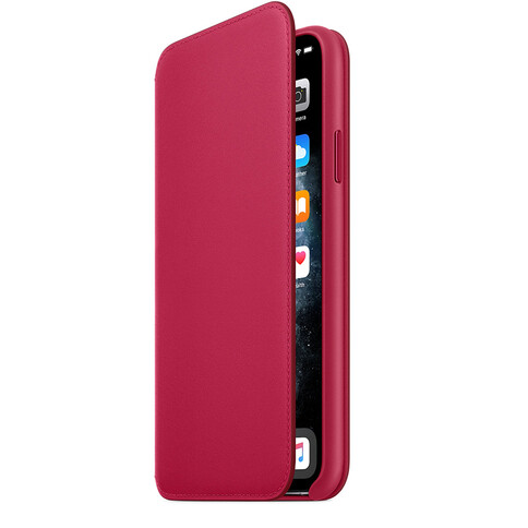 Apple iPhone 11 Pro Leder Folio, himbeere
