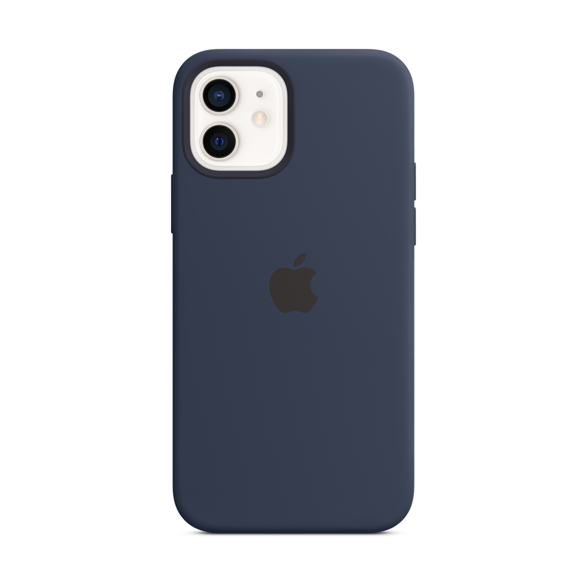 <h1>Apple iPhone 12/ 12 Pro Silikon Case mit MagSafe, dunkelmarine</h1>