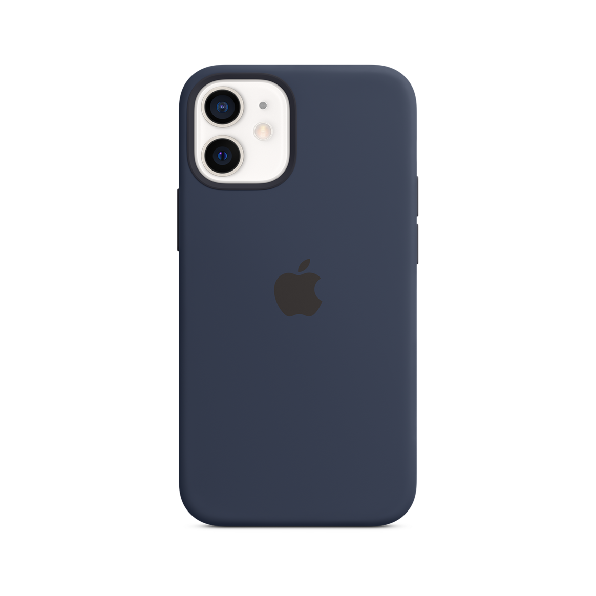 <h1>Apple iPhone 12 mini Silikon Case mit MagSafe, dunkelmarine</h1>