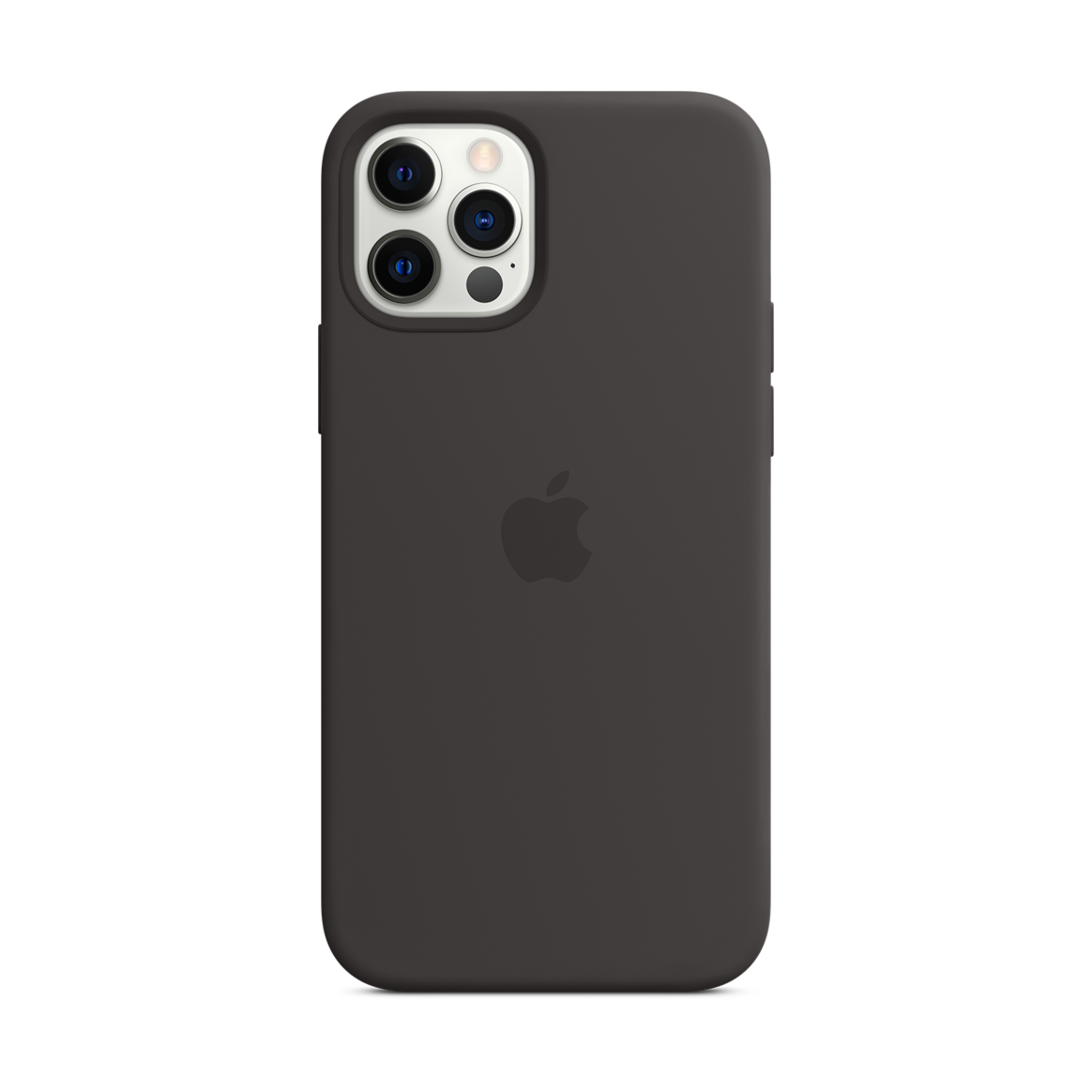 <h1>Apple iPhone 12 Pro Max Silikon Case mit MagSafe, schwarz</h1>