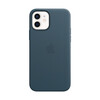 <h1>Apple iPhone 12 mini Leder Case mit MagSafe, baltischblau</h1>