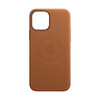 <h1>Apple iPhone 12 mini Leder Case mit MagSafe, sattelbraun</h1>