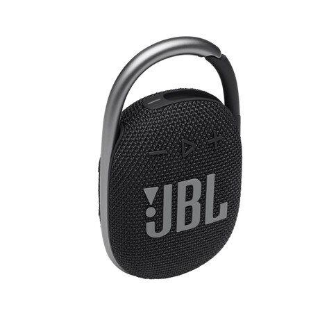 JBL Clip4, Bluetooth-Lautsprecher mit Karabinerhaken, schwarz &gt;