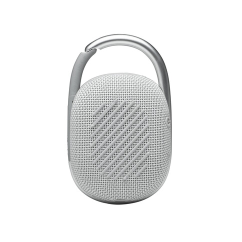 JBL Clip4, Bluetooth-Lautsprecher mit Karabinerhaken, weiß