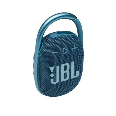 JBL Clip4, Bluetooth-Lautsprecher mit Karabinerhaken, blau