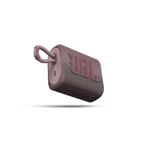 JBL Go3, Bluetooth-Lautsprecher, pink