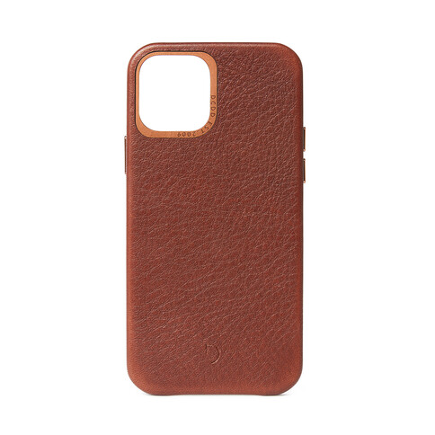 Decoded MagSafe Leder Backcover für iPhone 12 mini, braun >