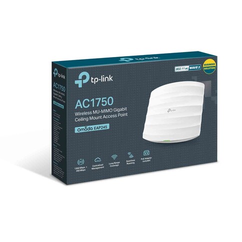 TP-Link EAP245, 450-Mbit/S Dualband WLAN Accesspoint zur Deckenmontage