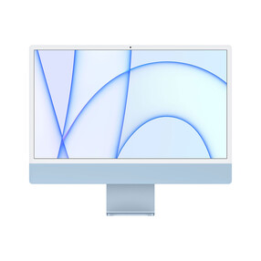 iMac 24" mit 4.5K Retina, M1 Chip 8-Core CPU und 8-Core GPU, 8GB, 512GB SSD, blau
