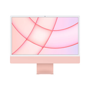 iMac 24" mit 4.5K Retina, M1 Chip 8-Core CPU und 8-Core GPU, 8GB, 256GB SSD, pink>