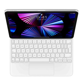Apple iPad Air (5.Gen.) und iPad Pro 11" (4.Gen.) Magic Keyboard, weiß, international