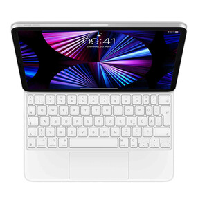 Apple iPad Air (5.Gen.) und iPad Pro 11" (4.Gen.) Magic Keyboard, weiß