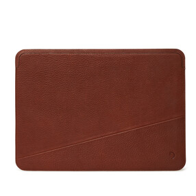 Decoded Leder Frame Sleeve für MacBook 13", braun