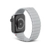 <h1>Decoded 42/44/45  mm Silikonarmband mit Magnetverschluss für Apple Watch Series 2/3/4/5/6/7/SE, grau</h1>