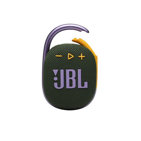 JBL Clip4, Bluetooth-Lautsprecher mit Karabinerhaken, grün