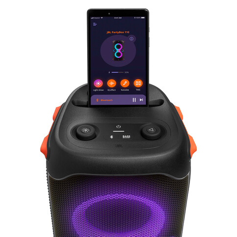 JBL Partybox 110, Bluetooth-Partylautsprecher mit Lichteffekt, schwarz