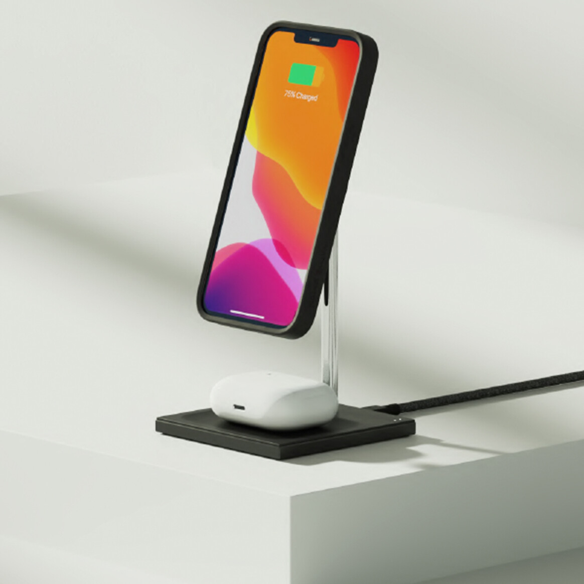 <h1>Native Union Snap 2in1 Wireless Charger, schwarz</h1>