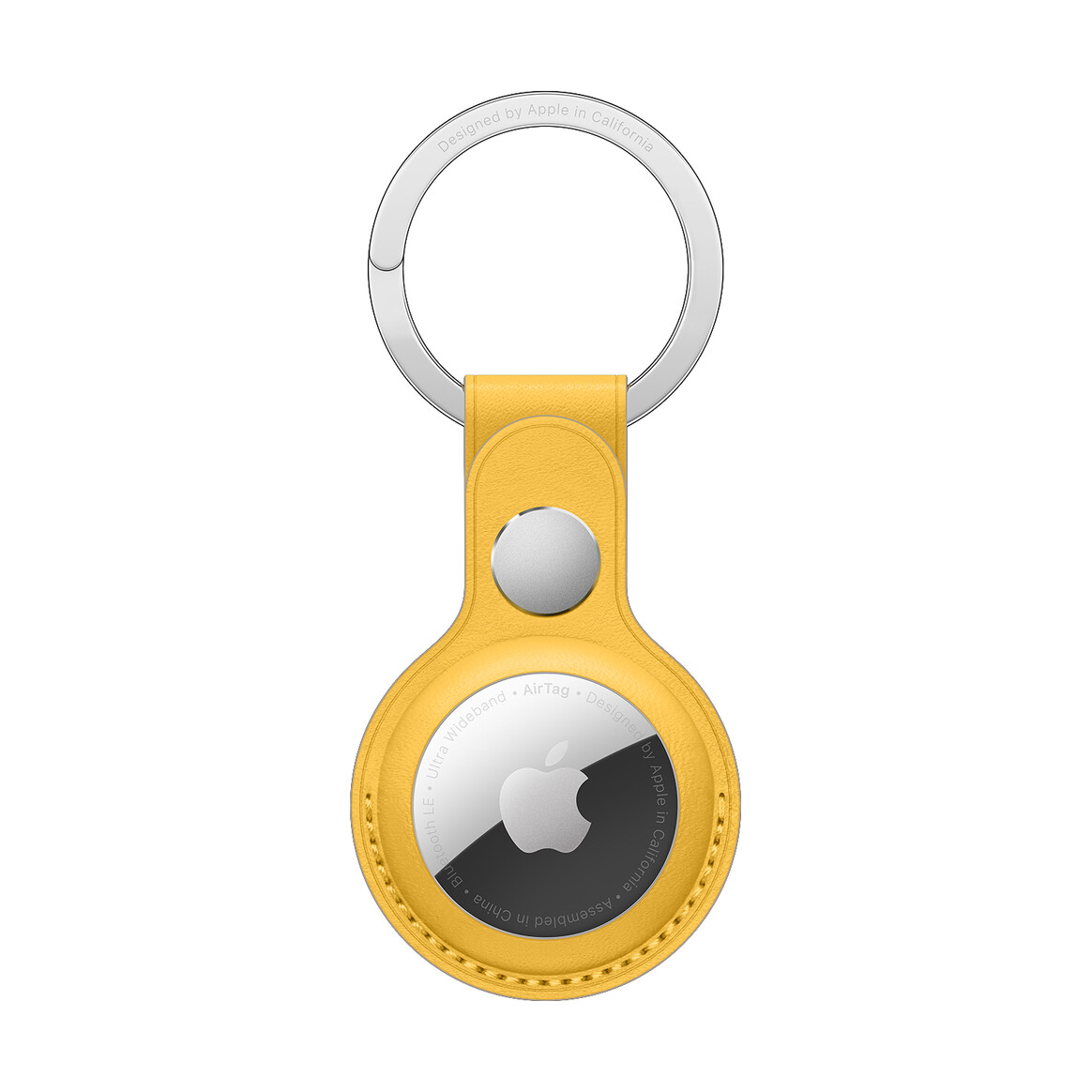 <h1>Apple AirTag Schlüsselanhänger aus Leder, sonnengelb</h1>