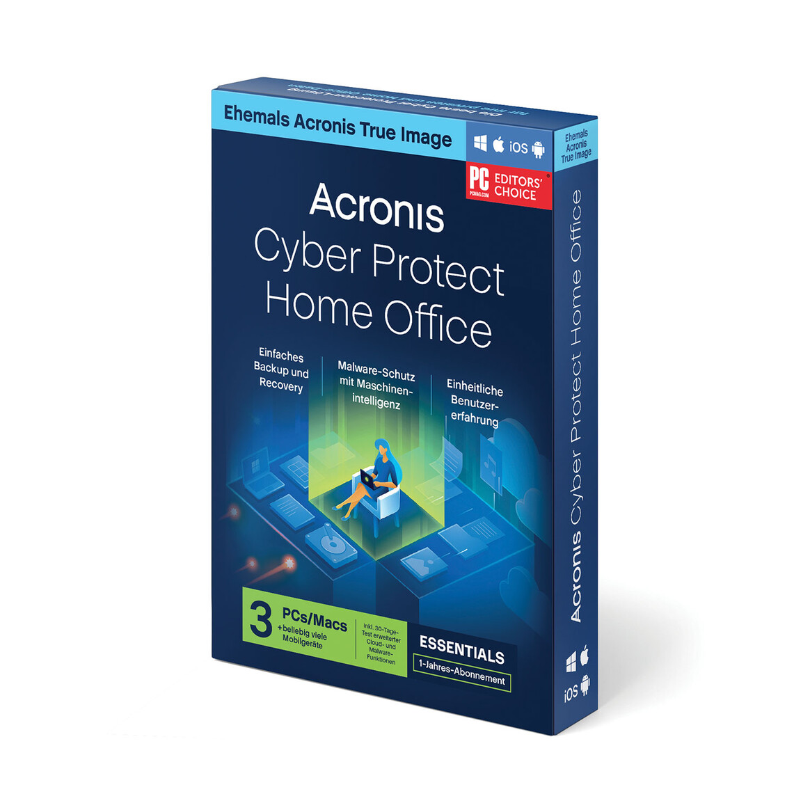 <h1>Acronis Cyber Protect Home Office Essentials, 3 User, 1 Jahr</h1>