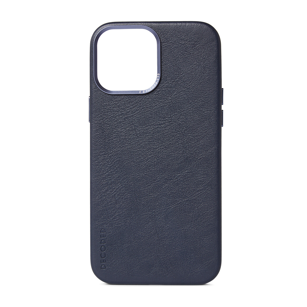 <h1>Decoded MagSafe Leder Backcover für iPhone 13 Pro Max, blau</h1>