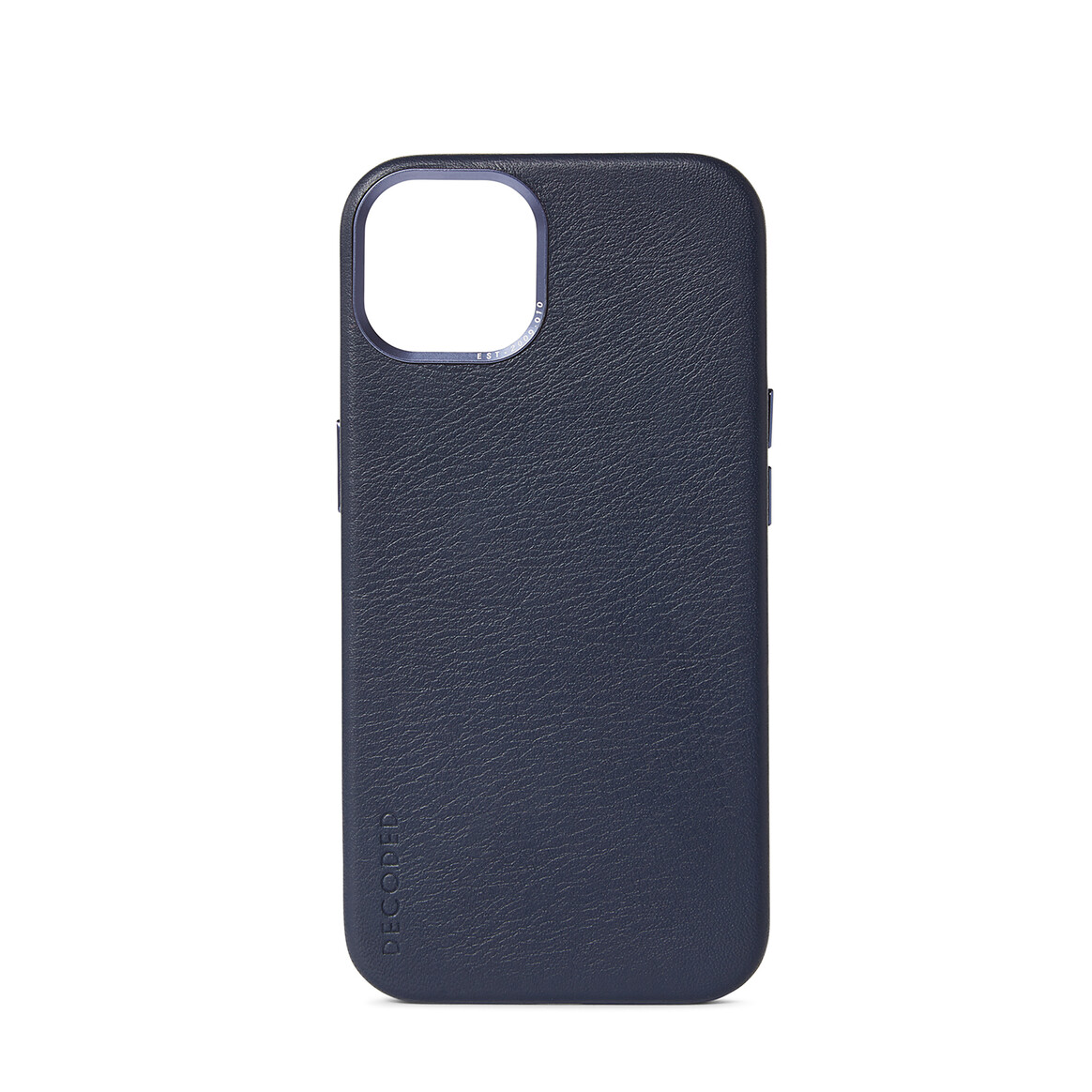<h1>Decoded MagSafe Leder Backcover für iPhone 13, blau</h1>
