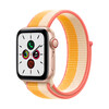 <h1>Apple Watch Series SE GPS + Cellular, Aluminium gold, 40 mm mit Sport Loop, indischgelb/weiß &gt;</h1>