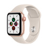 <h1>Apple Watch Series SE GPS + Cellular, Aluminium gold, 40 mm mit Sportarmband, sternenlicht</h1>