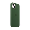 <h1>Apple iPhone 13 Silikon Case mit MagSafe, kleegrün</h1>