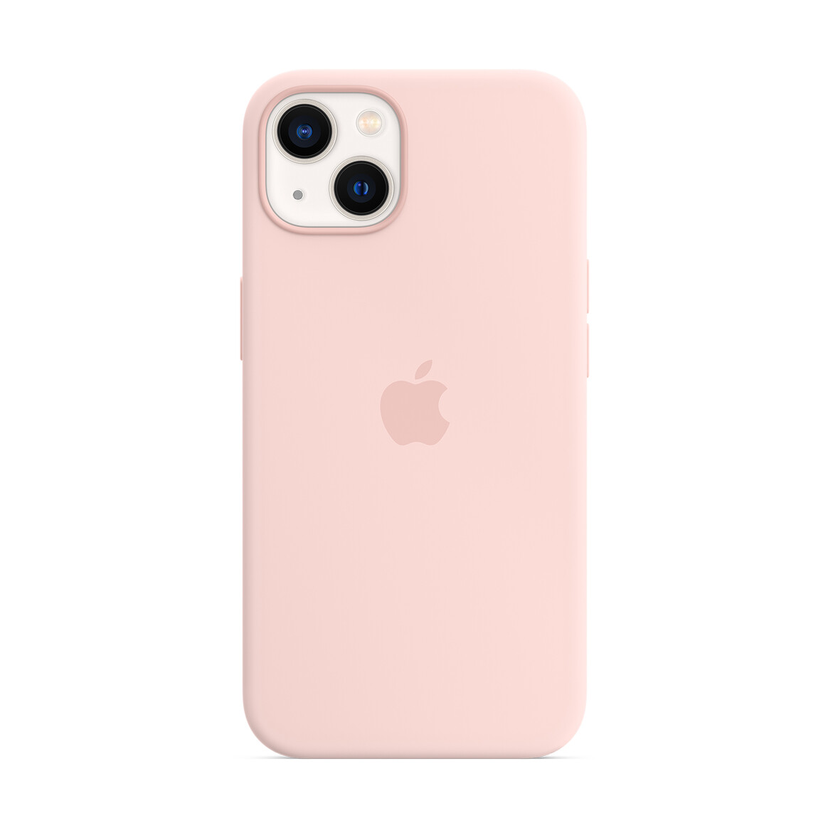 <h1>Apple iPhone 13 Silikon Case mit MagSafe, kalkrosa</h1>