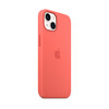 <h1>Apple iPhone 13 Silikon Case mit MagSafe, pink pomelo</h1>