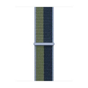 Apple Watch 38/40/41 mm Sport Loop, abyssblau/moosgrün