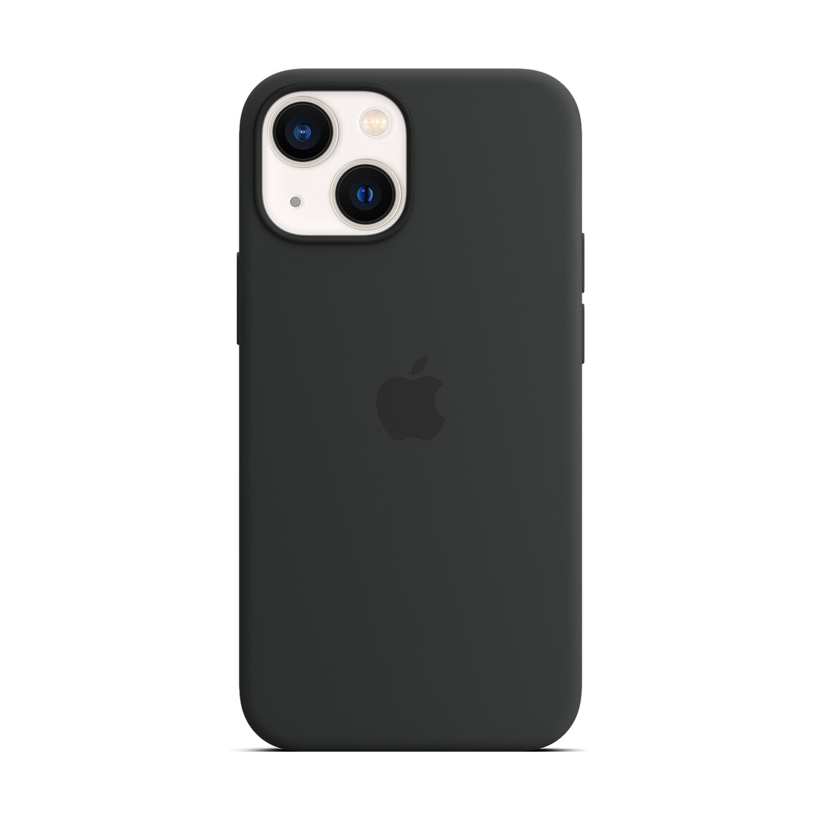 <h1>Apple iPhone 13 mini Silikon Case mit MagSafe, mitternachtschwarz</h1>