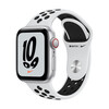 <h1>Apple Watch Nike SE GPS + Cellular, Aluminium silber, 40 mm mit Nike Sportarmband, pure platinum/schwarz</h1>