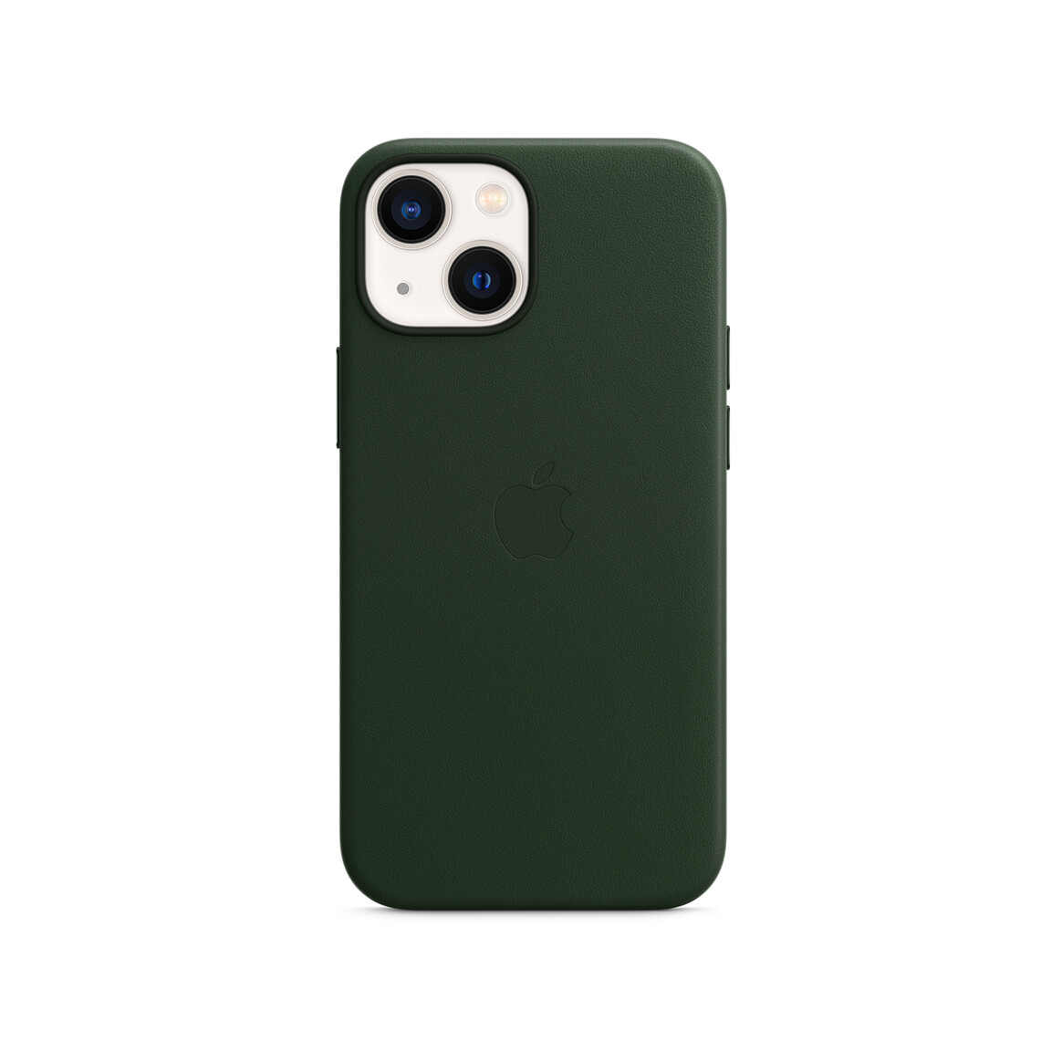 <h1>Apple iPhone 13 mini Leder Case mit MagSafe, schwarzgrün</h1>