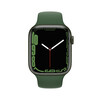 <h1>Apple Watch Series 7 GPS, Aluminium grün, 45 mm mit Sportarmband, kleegrün</h1>