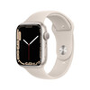 <h1>Apple Watch Series 7 GPS, Aluminium sternenlicht, 45 mm mit Sportarmband, sternenlicht</h1>