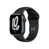 <h1>Apple Watch Nike Series 7 GPS + Cellular, Aluminium space grau, 41 mm mit Nike Sportarmband, anthrazit/schwarz</h1>