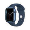 <h1>Apple Watch Series 7 GPS, Aluminium blau, 45 mm mit Sportarmband, abyssblau</h1>