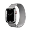 <h1>Apple Watch Series 7 GPS + Cellular, Edelstahl silber, 45 mm mit Milanaisearmband, silber</h1>