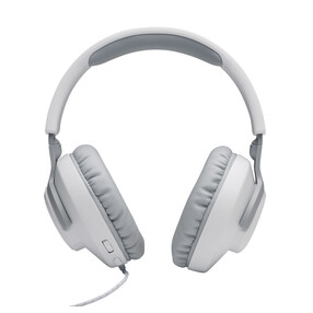 JBL Quantum 100, Kabelgebundenes Over-Ear-Gaming-Headset, weiß