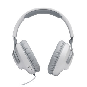 JBL Quantum 100, Kabelgebundenes Over-Ear-Gaming-Headset, weiß