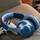 JBL Quantum 100, Kabelgebundenes Over-Ear-Gaming-Headset, blau