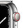 Apple Watch Series 7 GPS + Cellular, Edelstahl silber, 41 mm mit Milanaisearmband silber &gt;