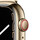Apple Watch Series 7 GPS + Cellular, Edelstahl gold, 45 mm mit Milanaisearmband, gold&gt;