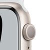 <h1>Apple Watch Nike Series 7 GPS, Aluminium sternenlicht, 45 mm mit Nike Sportarmband, pure platinum/schwarz</h1>